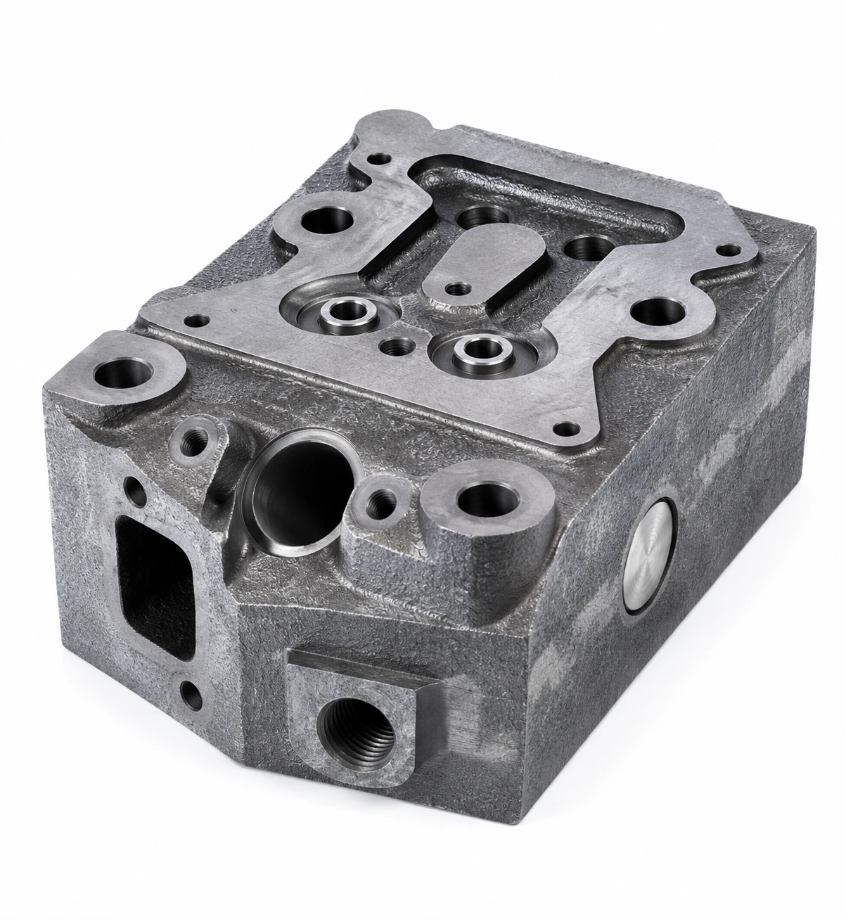 High-quality cylinder head iron castings manufactured for reliable engine performance, efficient heat dissipation, and OEM tractor applications.