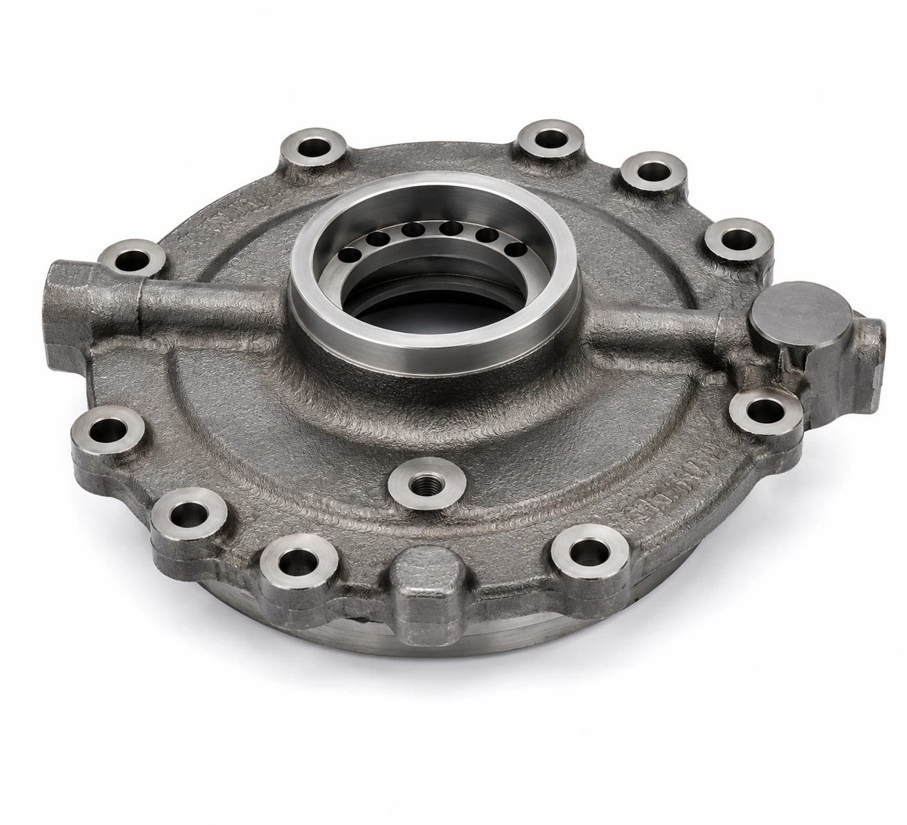 Precision Engine Front Cover Castings manufactured in Grey Iron and Ductile Iron for superior dimensional accuracy, bearing alignment, and reliable performance in tractor and agricultural engine applications.