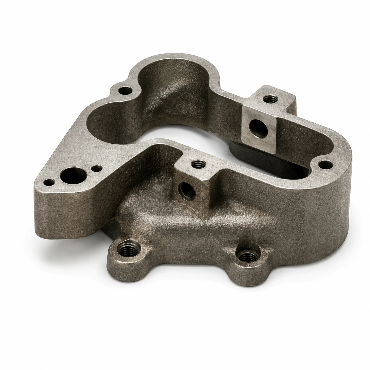 Durable water outlet housing castings manufactured for efficient coolant flow, corrosion resistance, and reliable operation in tractor cooling systems.