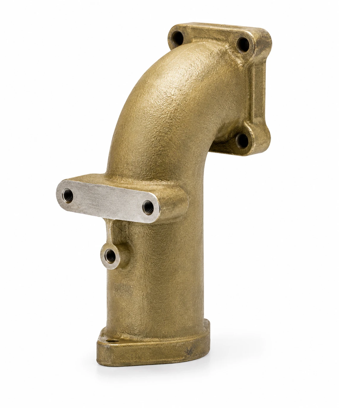Durable engine coolant outlet castings manufactured for efficient coolant circulation, dimensional accuracy, and long service life in tractor and industrial engines.